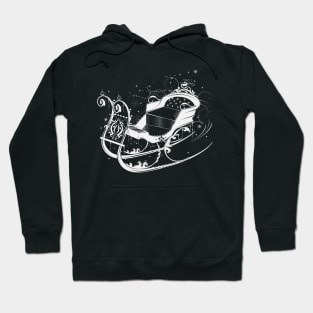 beautiful white sled Hoodie